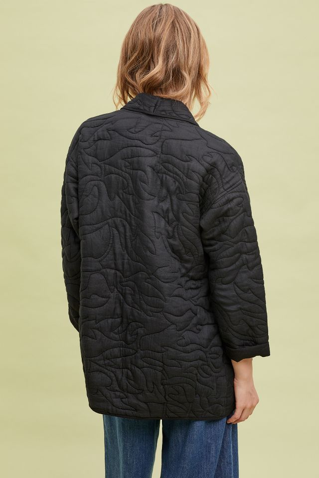 Anthropologie quilted kimono on sale jacket