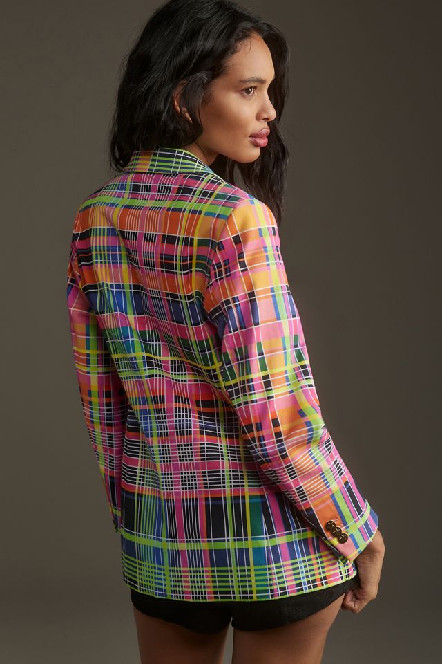 Sophia Plaid Burgundy Dress