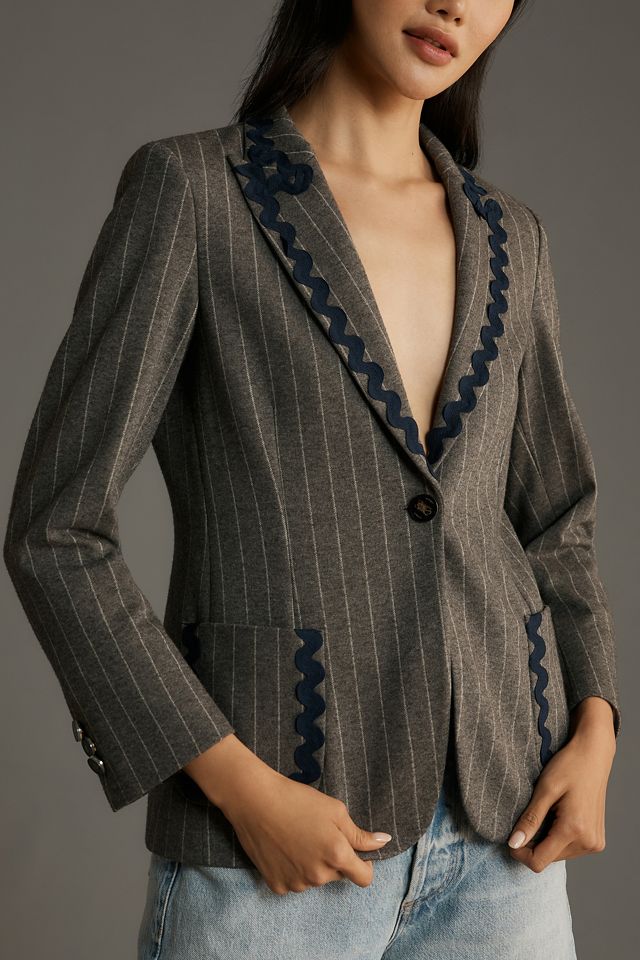 Vilagallo Hillary Rickrack Blazer #2