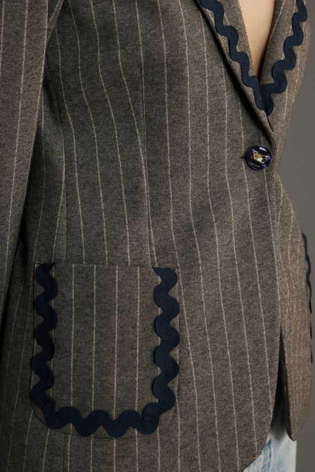 Vilagallo Hillary Rickrack Blazer #3