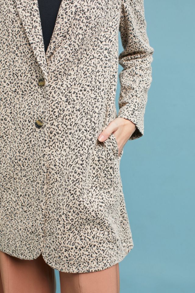 Leopard Knit Blazer #2