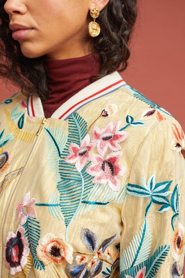 Embroidered Bomber Jacket #2