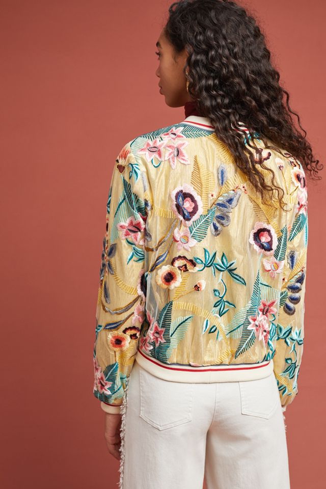 Embroidered Bomber Jacket #3