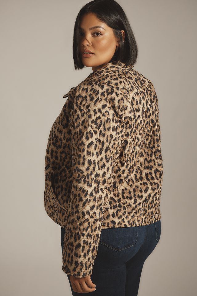 Let Me Be Leopard Quilted Jacket