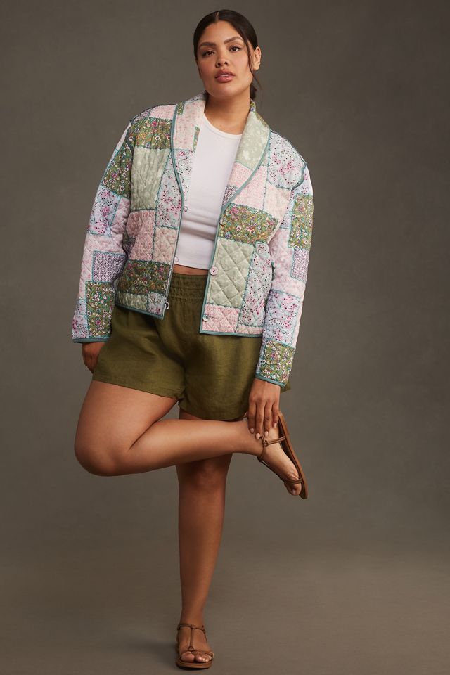 Conditions Apply Printed Quilted Jacket #7