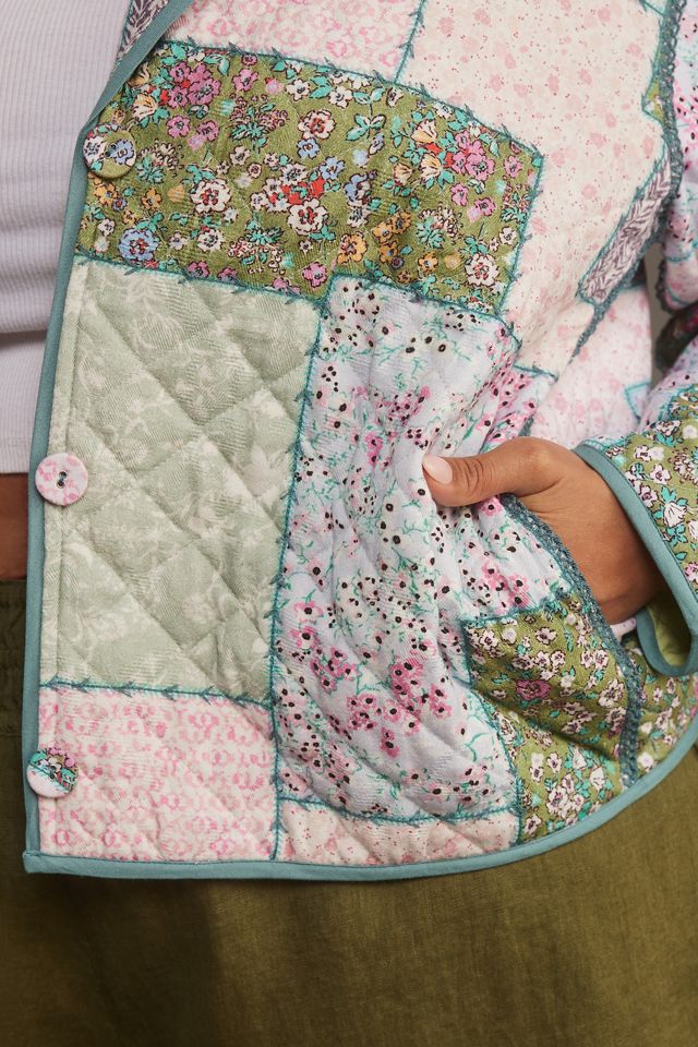 Conditions Apply Printed Quilted Jacket #8