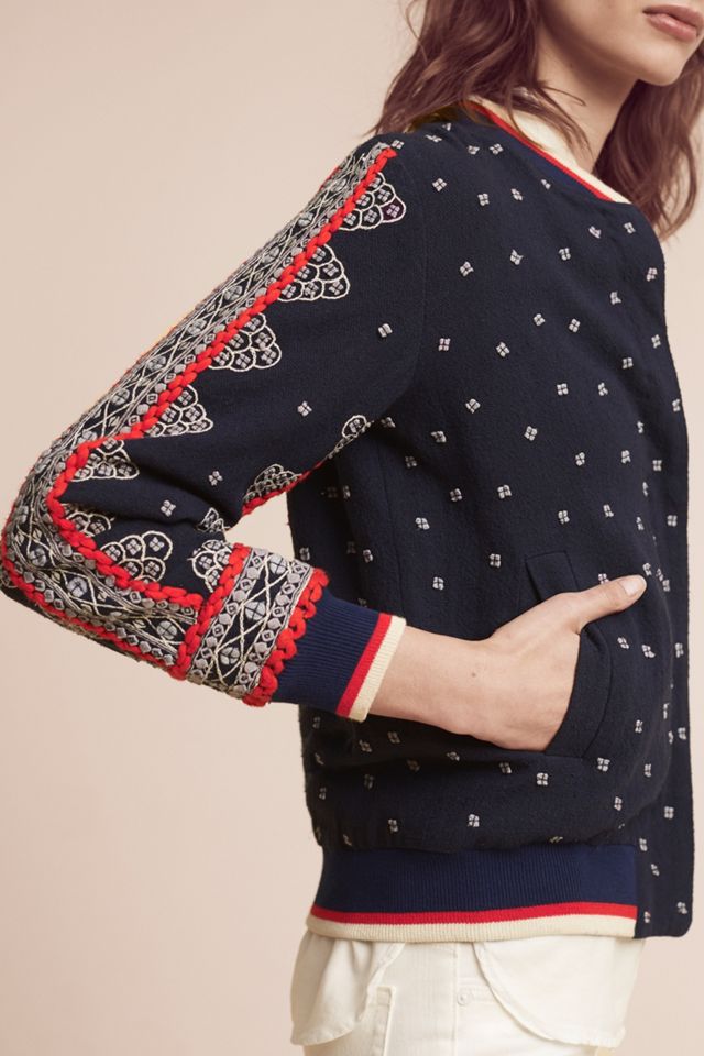 Onrelsa Embroidered Bomber #2