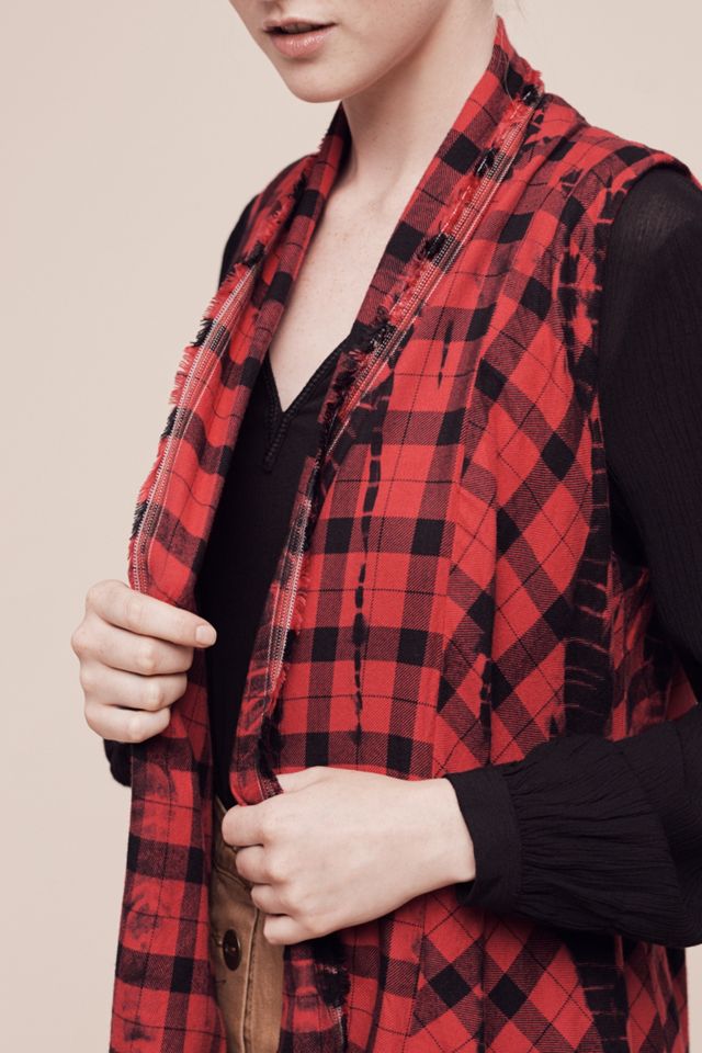 Roxanne Checked Vest #1