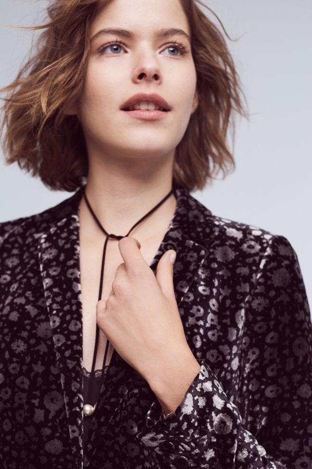 Lumi Velvet Jacket, Black #2