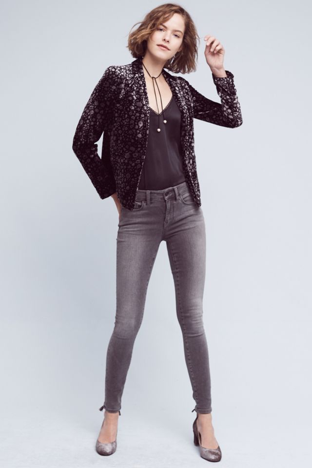 Lumi Velvet Jacket, Black #1