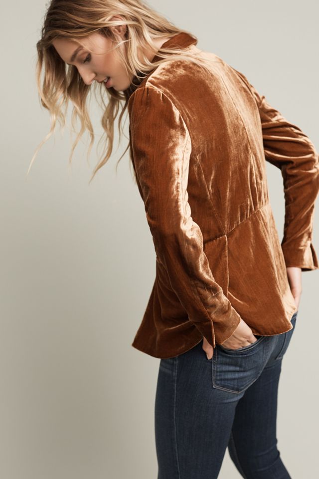 Eve Velvet Blazer #3