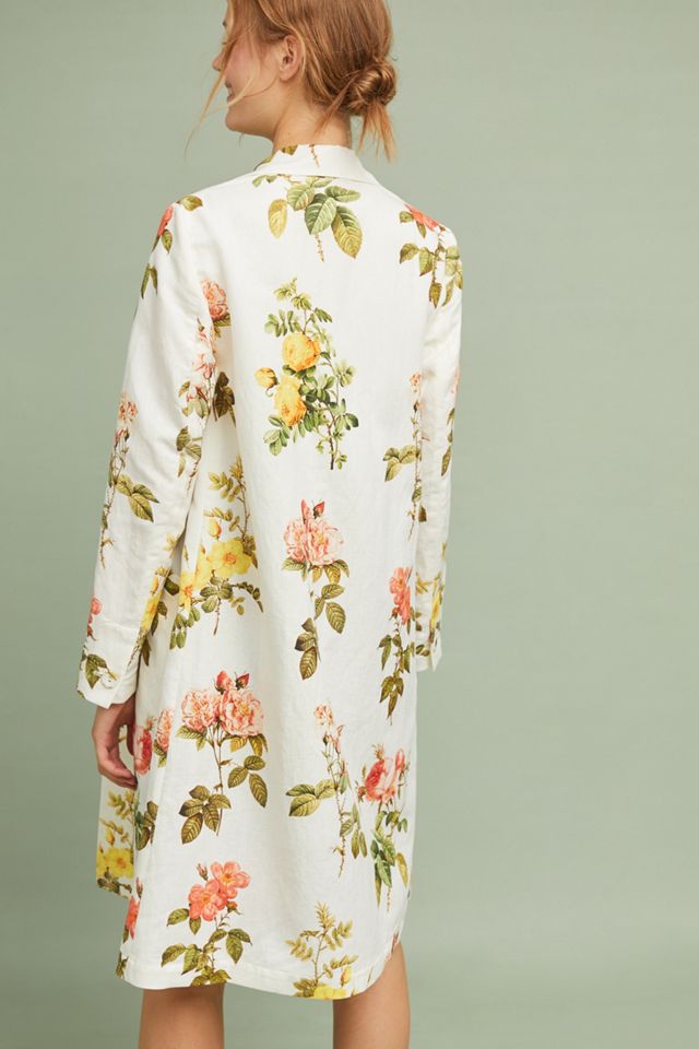 Floral Longline Blazer #1