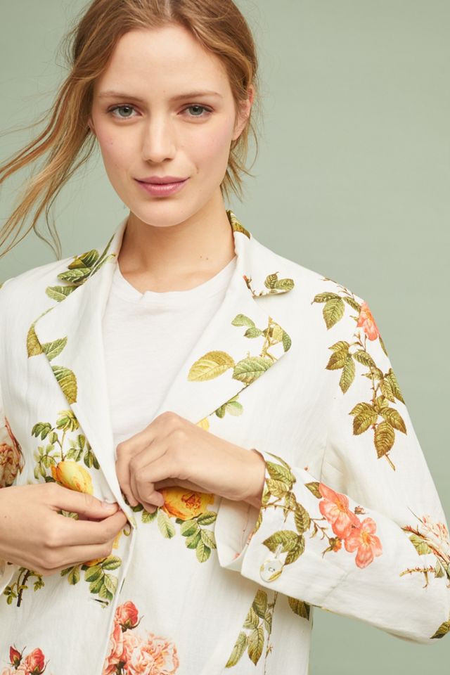 Floral Longline Blazer #2