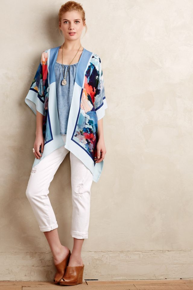 Painted Flora Kimono #1