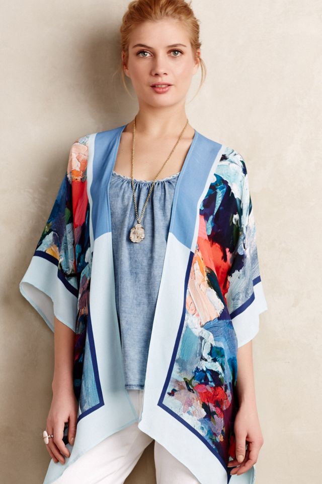 Painted Flora Kimono #2