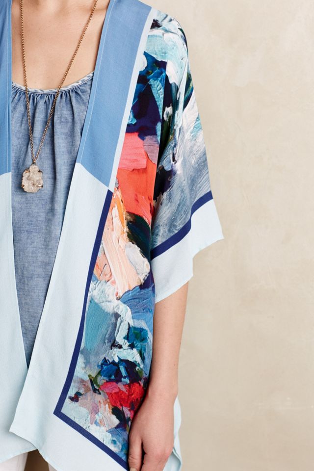 Painted Flora Kimono #4