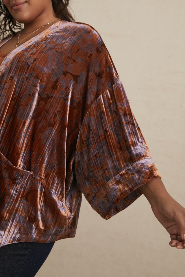 Esme Velvet Kimono Jacket #4