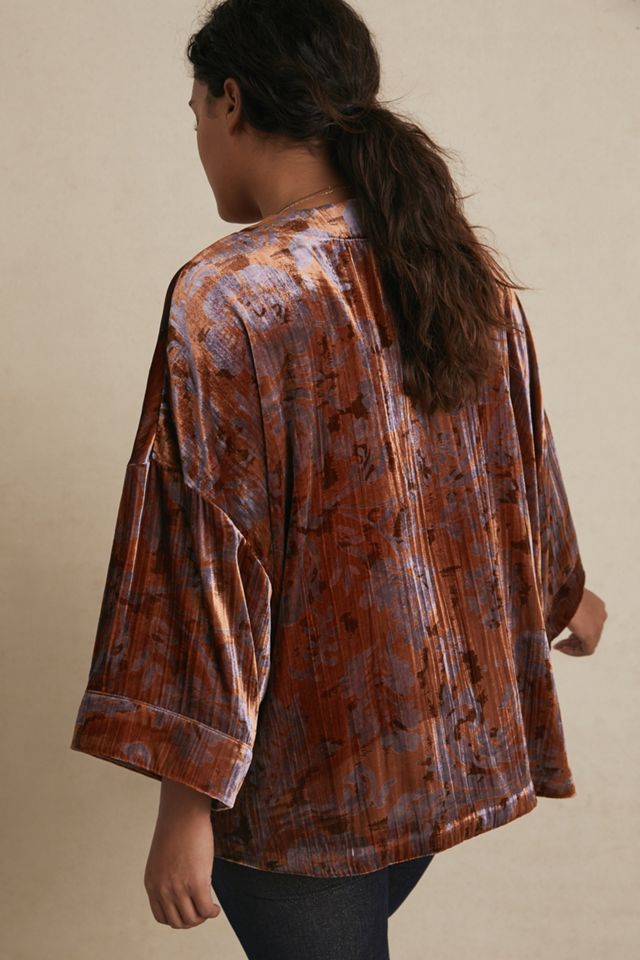 Esme Velvet Kimono Jacket #5