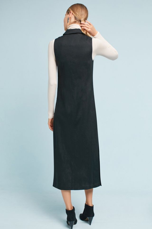 Linen Longline Vest #2