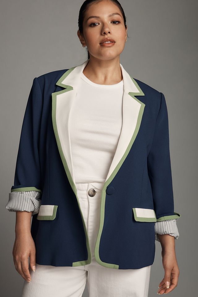 Maeve Colorblock Blazer #4