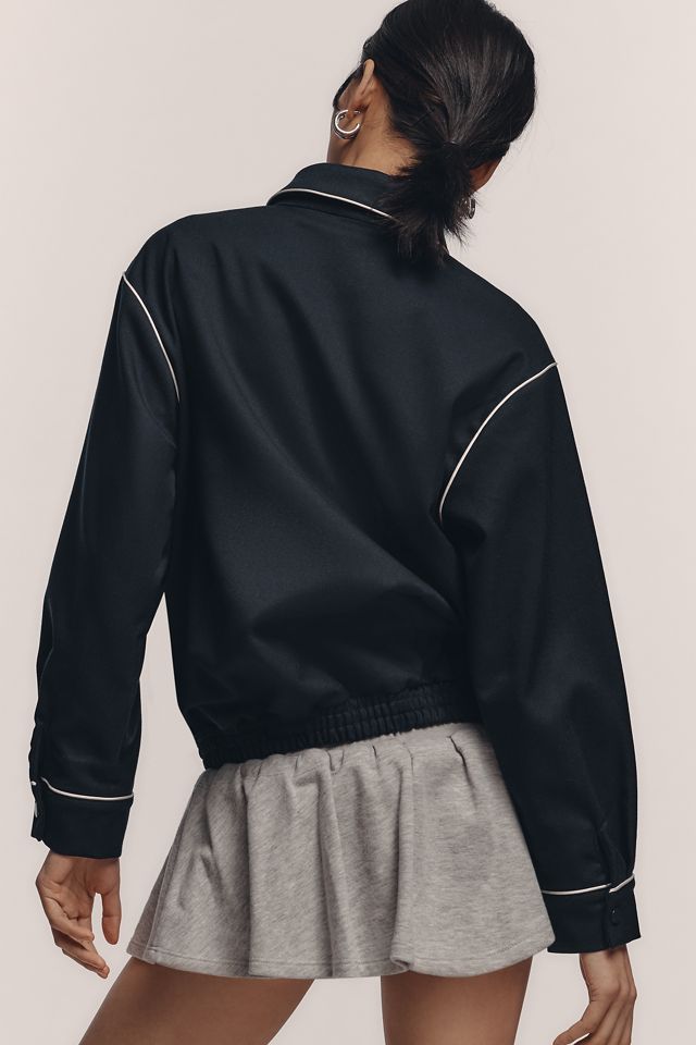 English Factory Collared Bomber Jacket #1