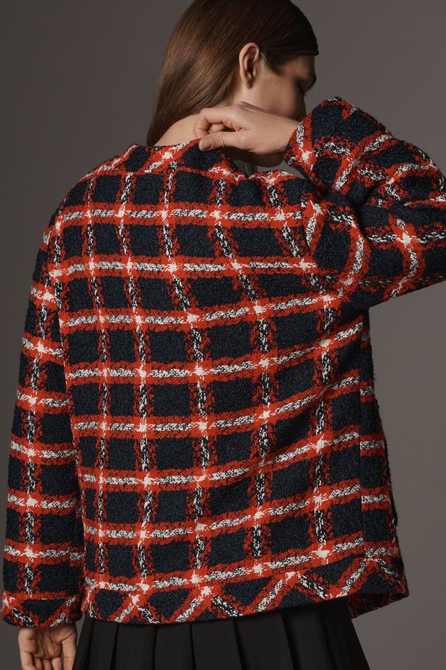 English Factory Plaid Bouclé Lady Jacket #1