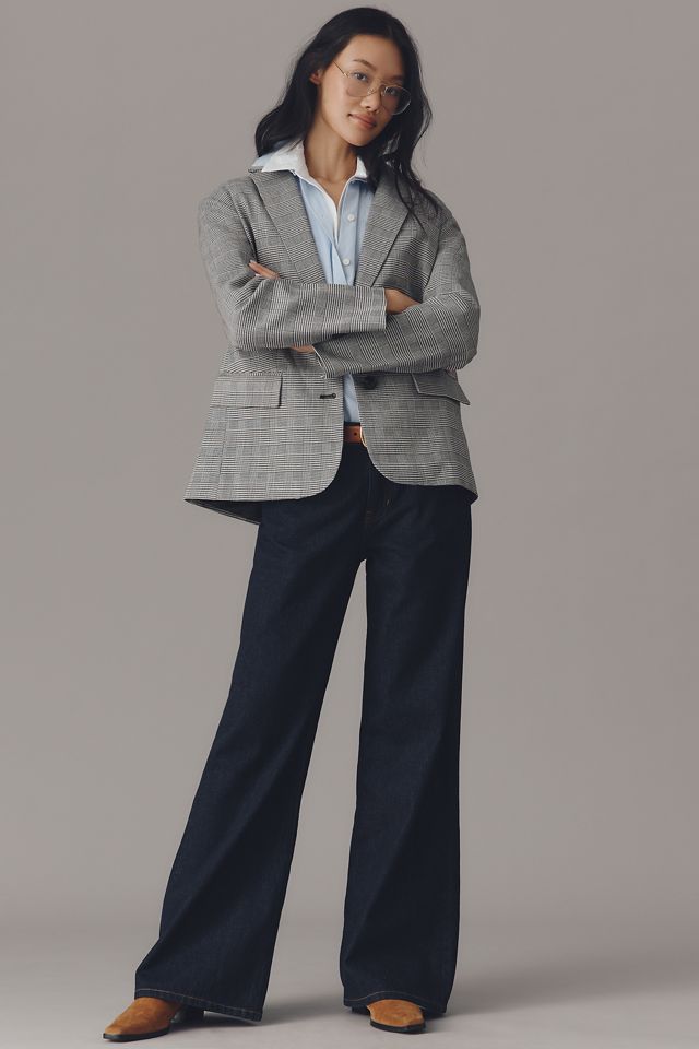 Endless Rose Oversized Plaid Blazer #2