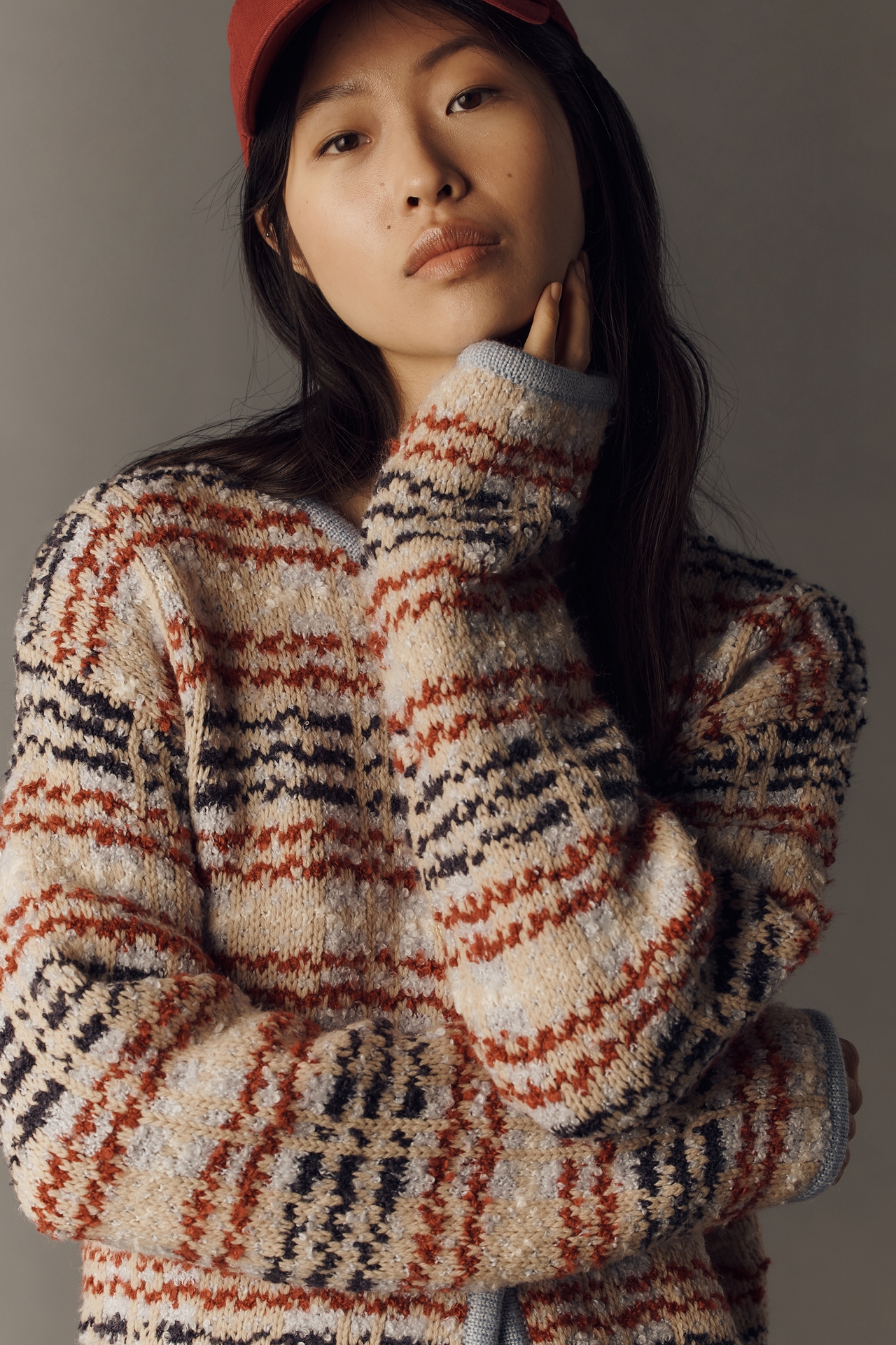 English Factory Textured Stripe Jacket