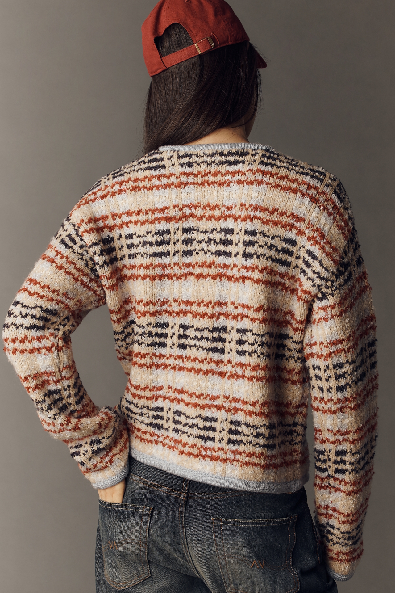 English Factory Textured Stripe Jacket