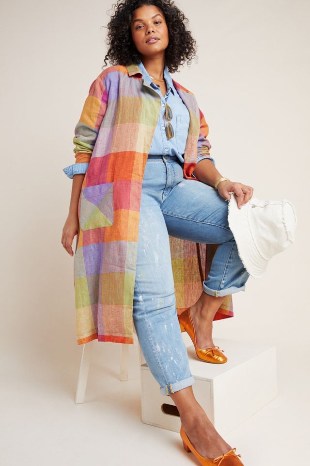 Sierra Linen Duster Jacket | Anthropologie