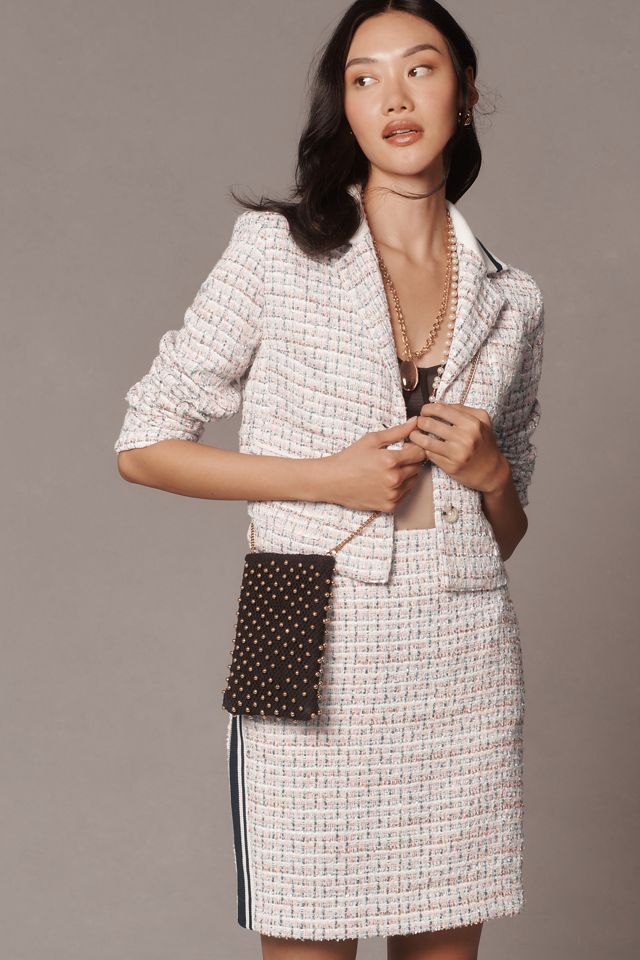Maeve Sporty Trim Tweed Jacket #3