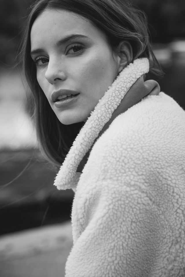 Faux Suede Sherpa Jacket #13