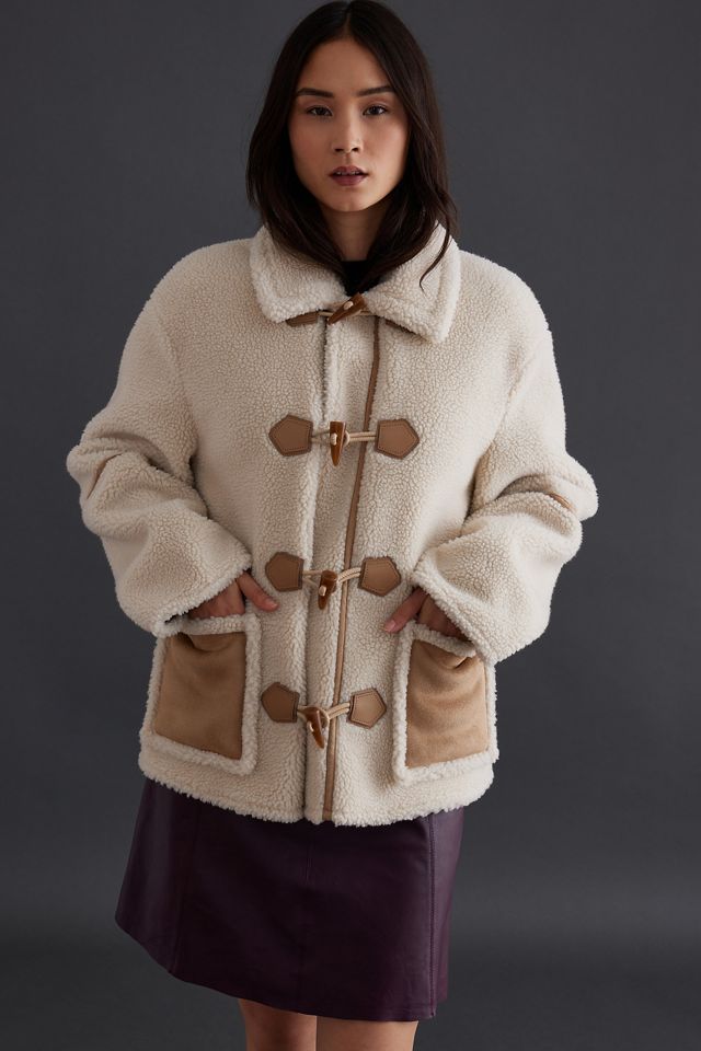 Faux Suede Sherpa Jacket #10