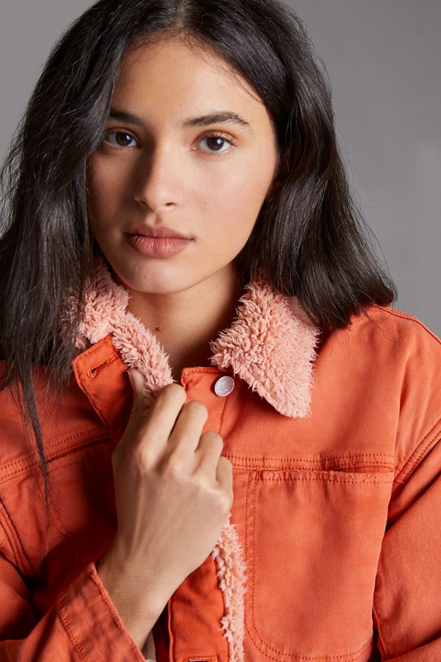 Pilcro Sherpa Shirt Jacket #1