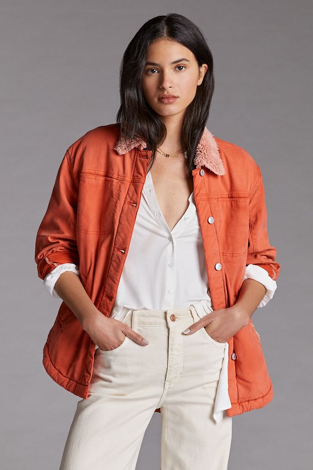 Anthropologie hot sale sherpa jacket