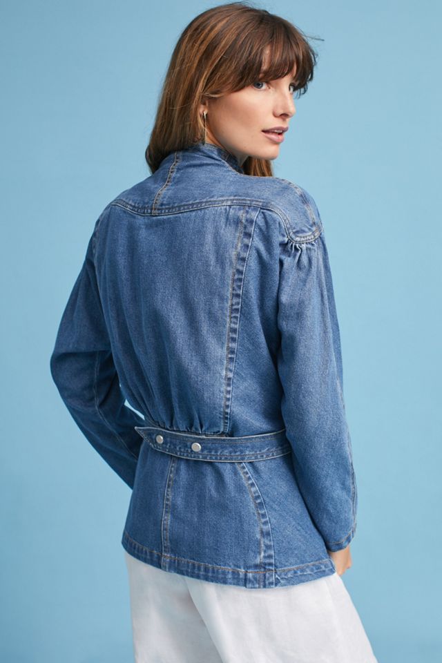 Belted Denim Jacket #3
