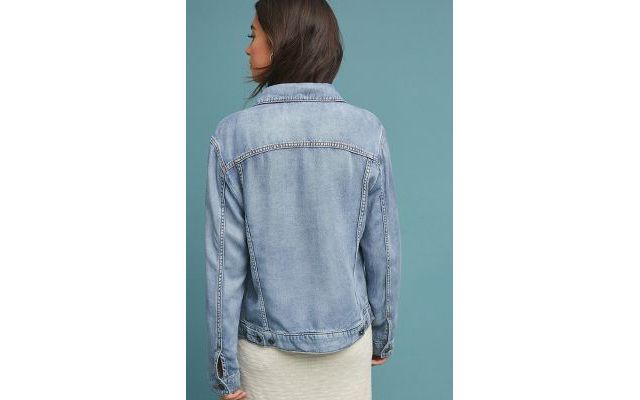 Pilcro Boyfriend Denim Trucker Jacket #1
