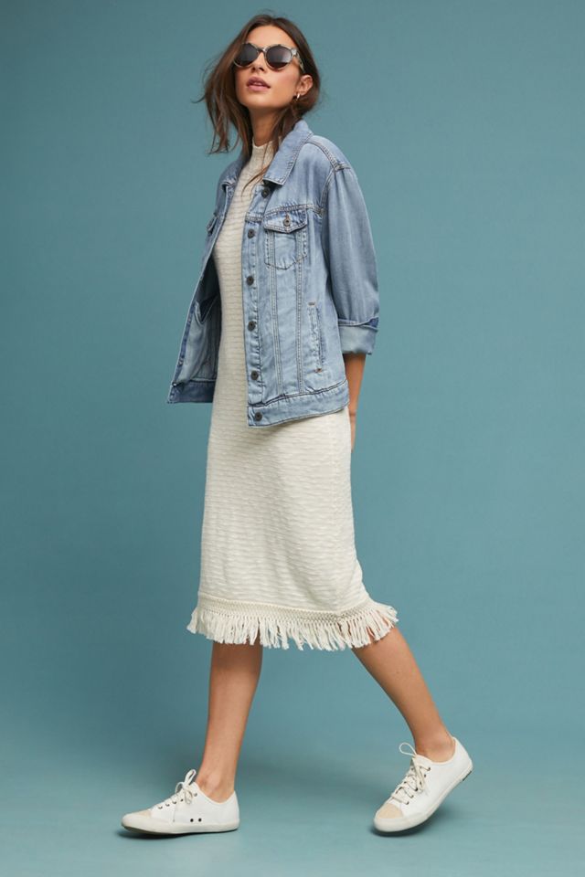 Pilcro Boyfriend Denim Trucker Jacket #2