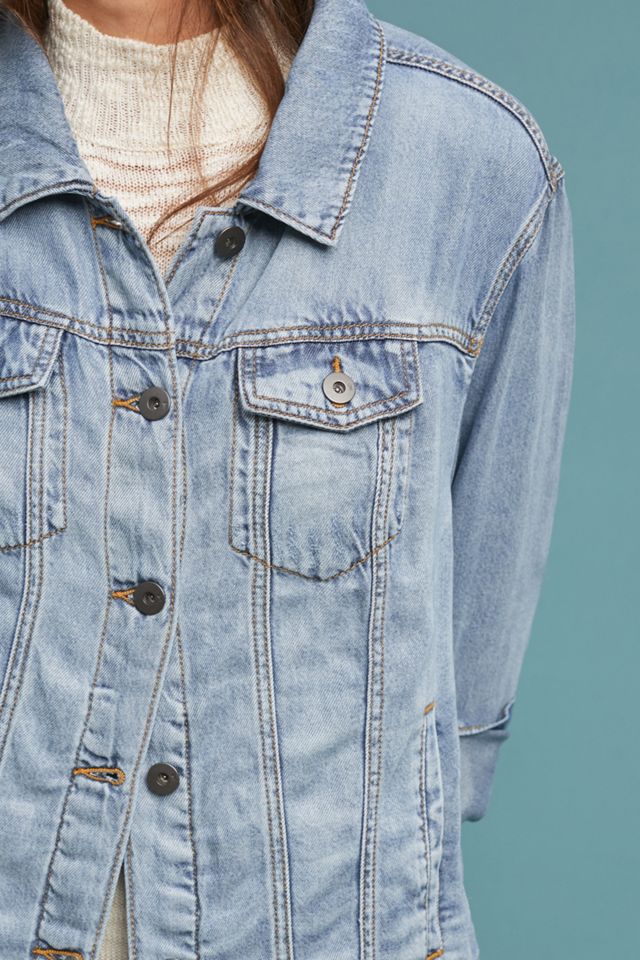 Pilcro Boyfriend Denim Trucker Jacket #3