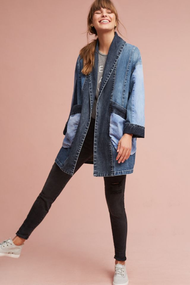 Pilcro Jadira Denim Kimono Jacket #2