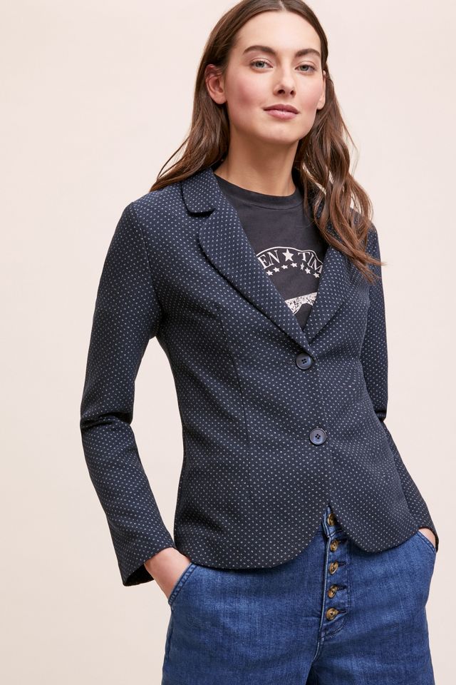 Gisella Spot-Print Blazer #4
