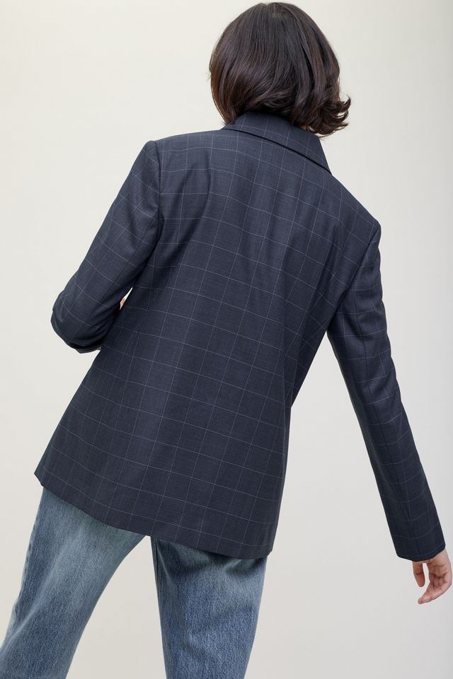 Elvinia Checked Blazer #1