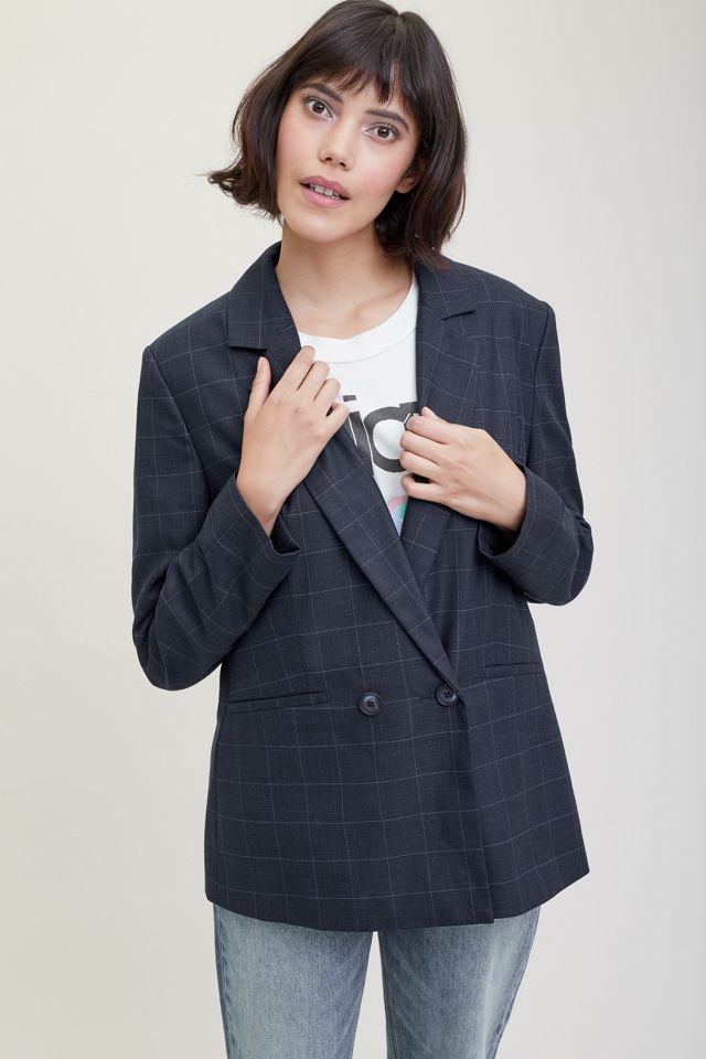 Elvinia Checked Blazer #4