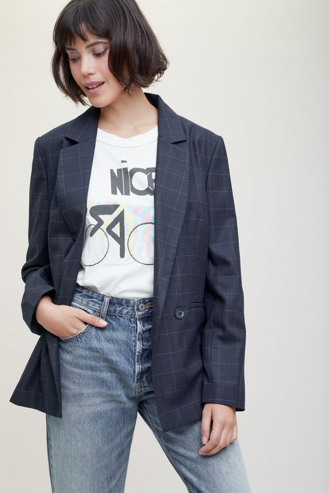 Elvinia Checked Blazer