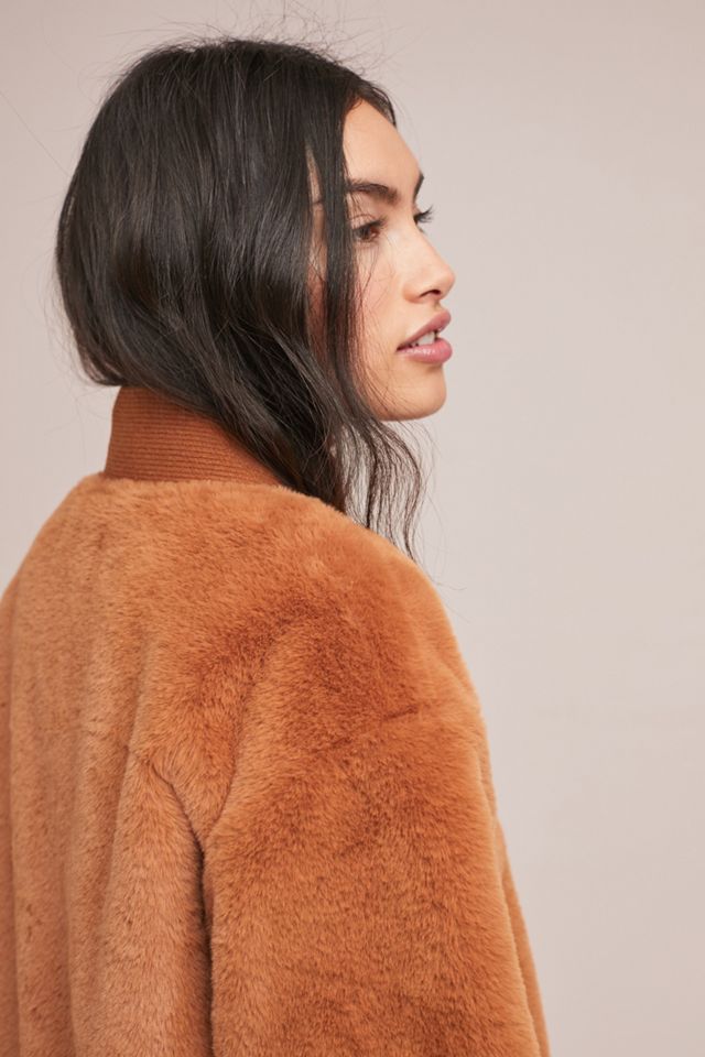 Bagatelle Faux Fur Bomber Jacket #1