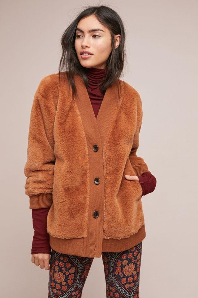 Bagatelle Faux Fur Bomber Jacket #2