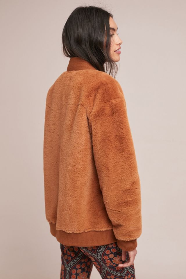 Bagatelle Faux Fur Bomber Jacket #3
