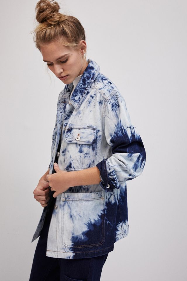 Shiloh Tie-Dye Denim Shirt Jacket