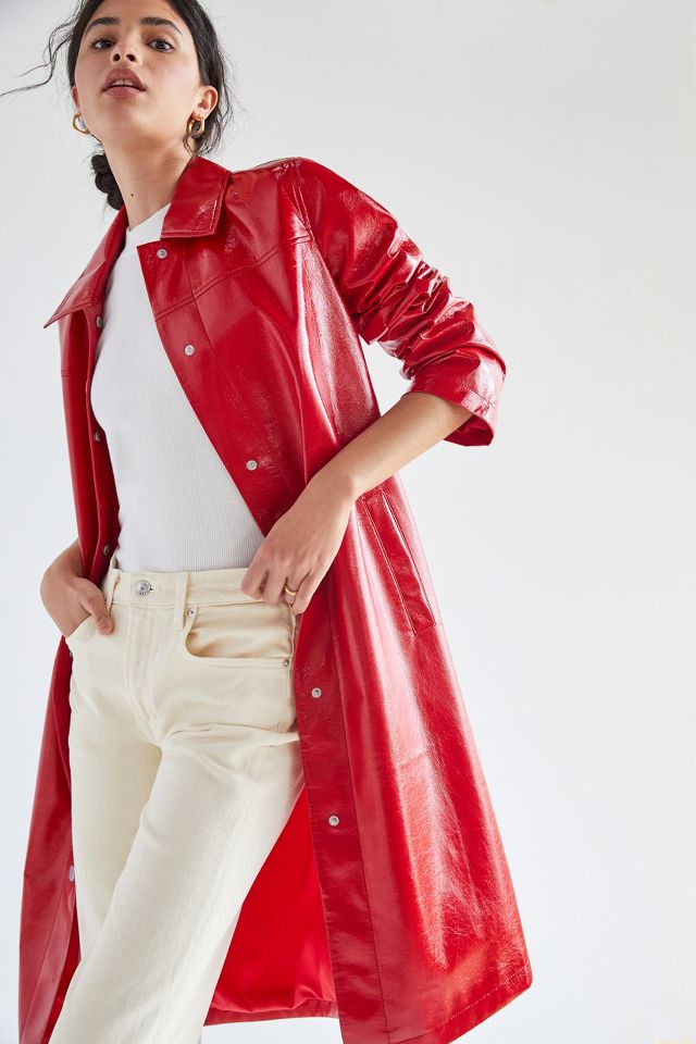 Anthropologie 2025 red coat