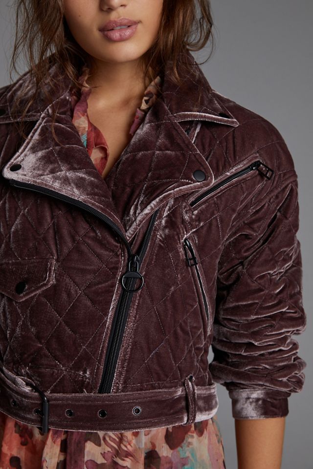 Quilted Velvet Jacket #1